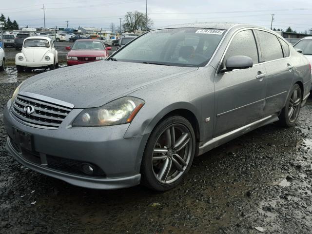 JNKBY01EX7M402329 - 2007 INFINITI M45 BASE SILVER photo 2