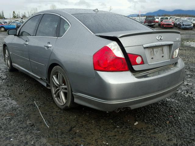 JNKBY01EX7M402329 - 2007 INFINITI M45 BASE SILVER photo 3