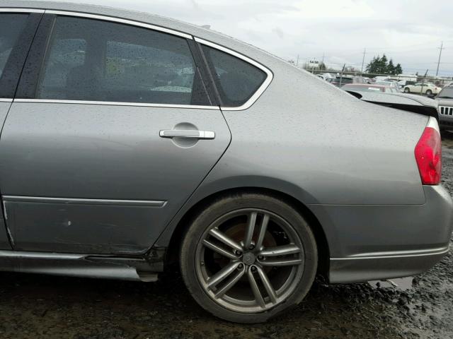 JNKBY01EX7M402329 - 2007 INFINITI M45 BASE SILVER photo 9