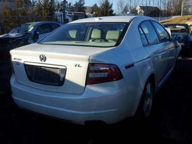 19UUA66258A037370 - 2008 ACURA TL WHITE photo 4