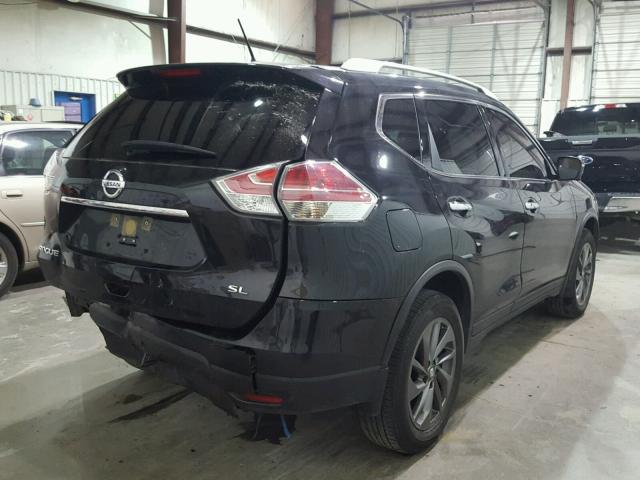 JN8AT2MTXGW013295 - 2016 NISSAN ROGUE S BLACK photo 4