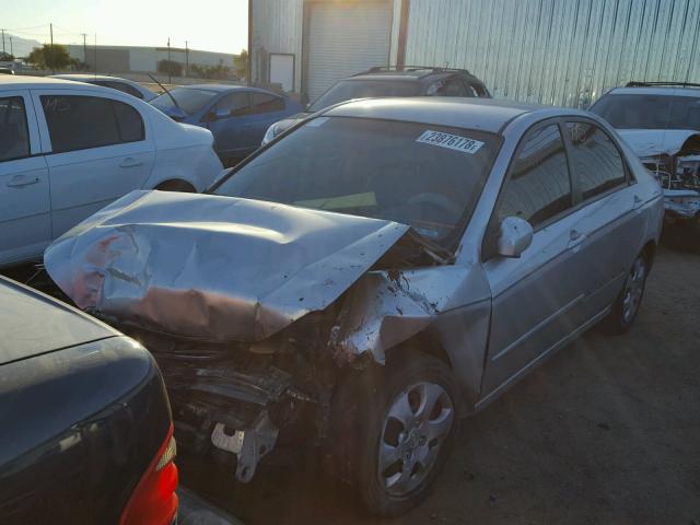 KNAFE221295624926 - 2009 KIA SPECTRA EX SILVER photo 2