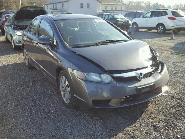 2HGFA1F82AH573992 - 2010 HONDA CIVIC EX GRAY photo 1