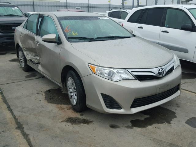 4T4BF1FK5DR277412 - 2013 TOYOTA CAMRY L GOLD photo 1