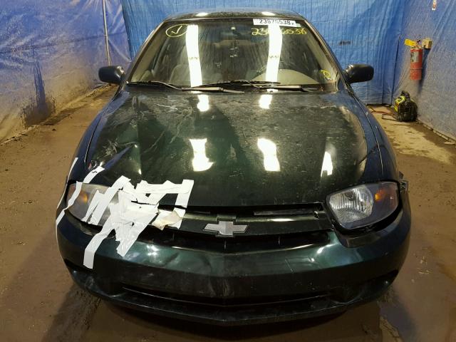 1G1JC52F747267121 - 2004 CHEVROLET CAVALIER GREEN photo 9