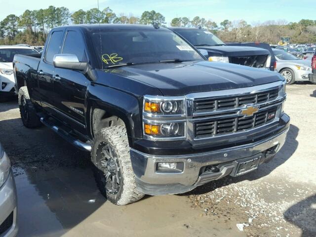 1GCVKSEC1EZ144061 - 2014 CHEVROLET SILVERADO BLACK photo 1