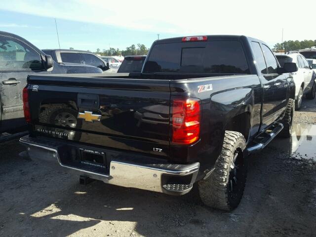 1GCVKSEC1EZ144061 - 2014 CHEVROLET SILVERADO BLACK photo 4