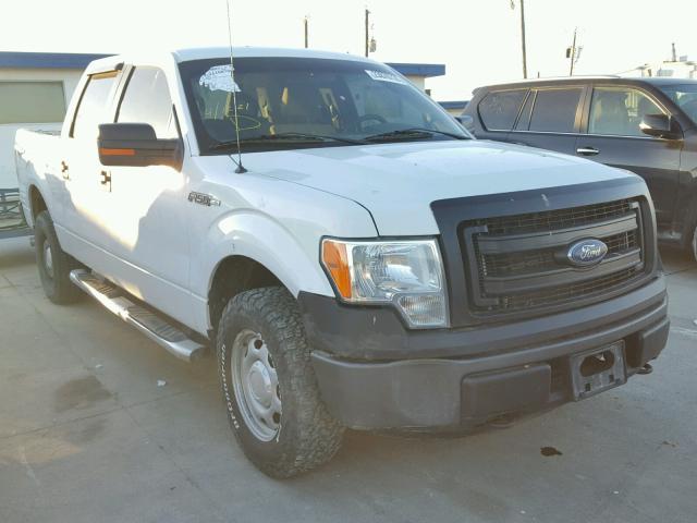 1FTFW1EF1EKD61602 - 2014 FORD F150 SUPER WHITE photo 1