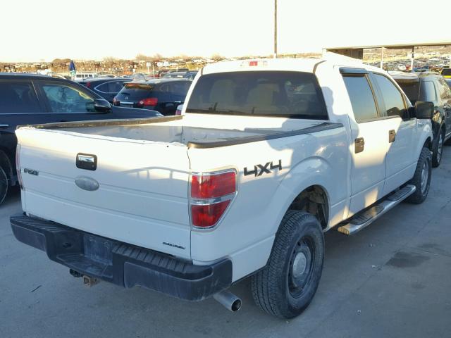 1FTFW1EF1EKD61602 - 2014 FORD F150 SUPER WHITE photo 4