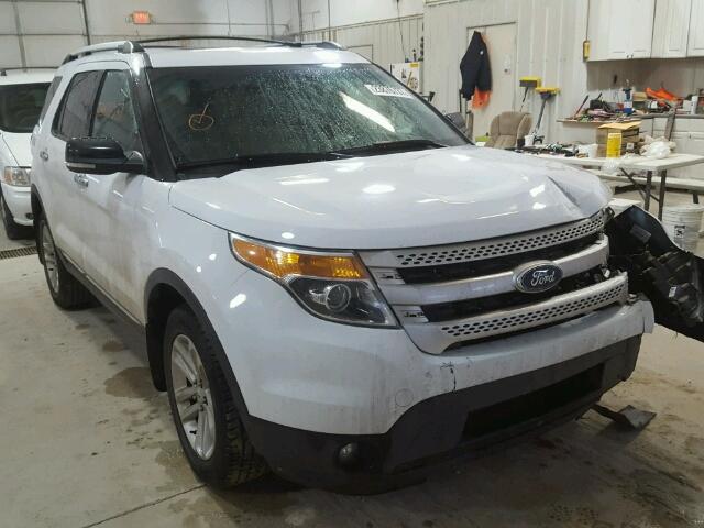 1FM5K8D82DGC11188 - 2013 FORD EXPLORER X WHITE photo 1