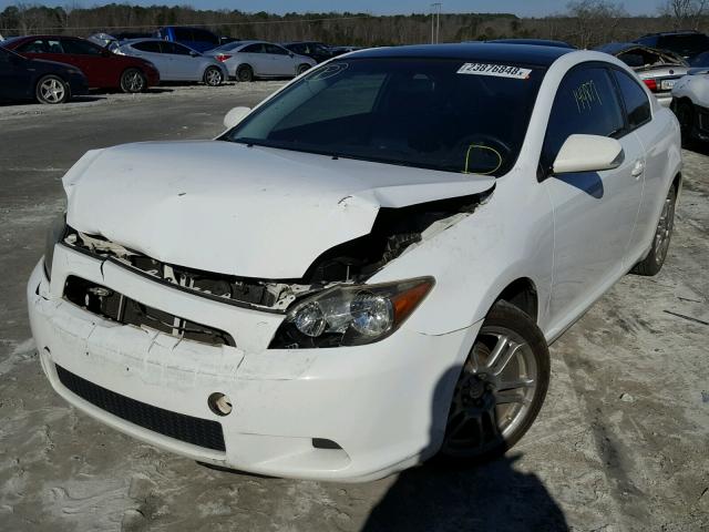 JTKDE177370147475 - 2007 TOYOTA SCION TC WHITE photo 9