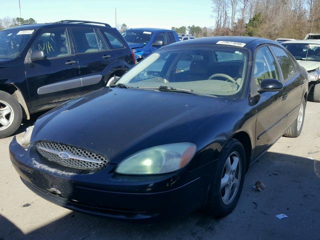 1FAHP53U73A234666 - 2003 FORD TAURUS SE BLACK photo 2