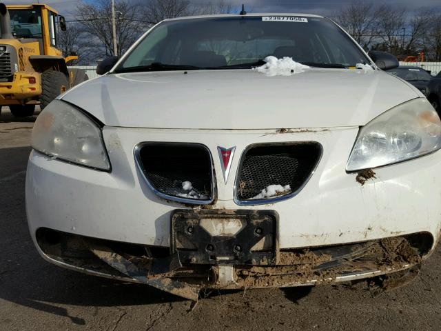 1G2ZH57N484155996 - 2008 PONTIAC G6 GT WHITE photo 9