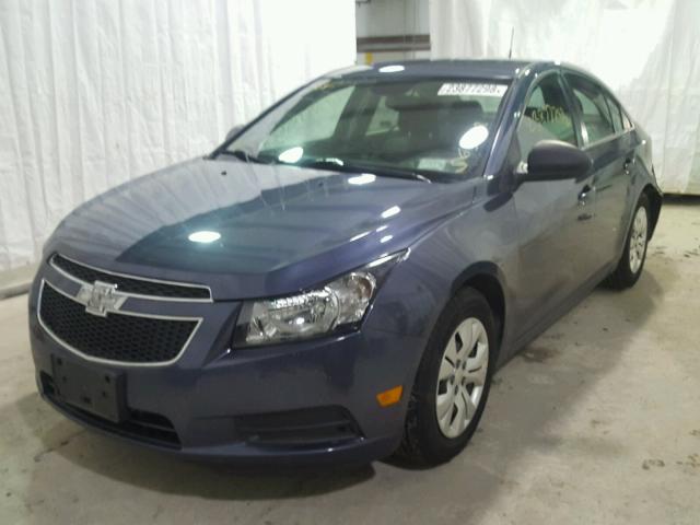 1G1PA5SG0E7256097 - 2014 CHEVROLET CRUZE LS BLUE photo 2