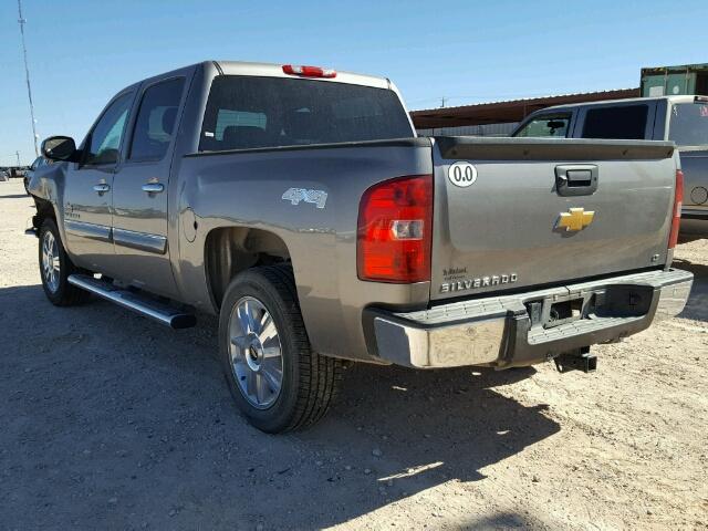 3GCPKSE72DG262176 - 2013 CHEVROLET SILVERADO BROWN photo 3