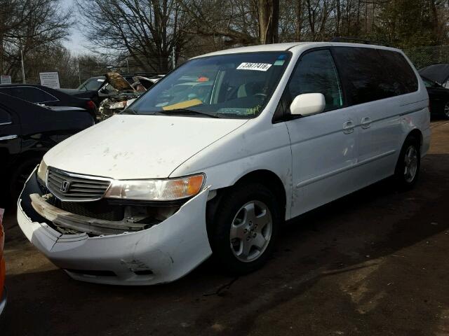 2HKRL1861YH517075 - 2000 HONDA ODYSSEY EX WHITE photo 2