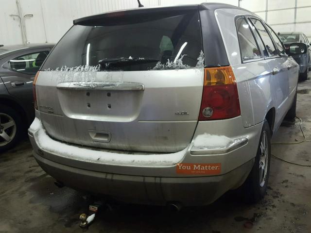 2A8GM68X27R290550 - 2007 CHRYSLER PACIFICA T SILVER photo 4