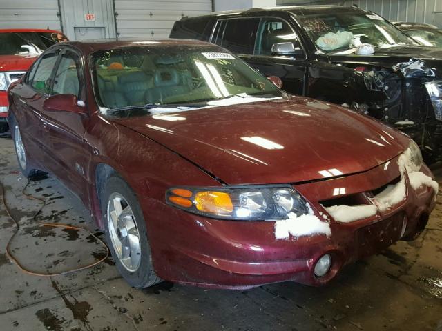 1G2HY54K914198998 - 2001 PONTIAC BONNEVILLE MAROON photo 1