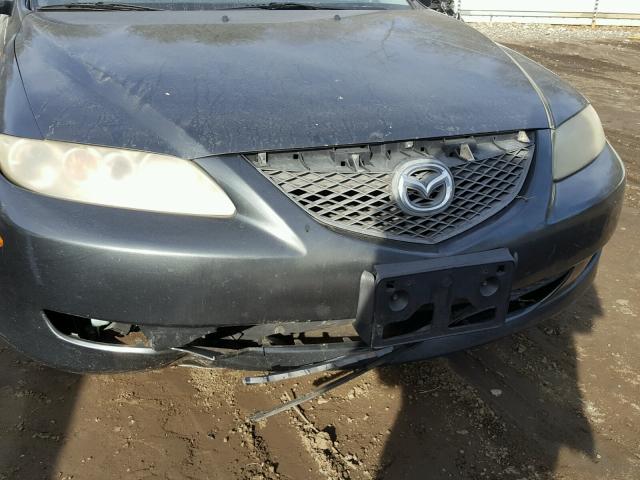 1YVFP82D345N68959 - 2004 MAZDA 6 S GRAY photo 9