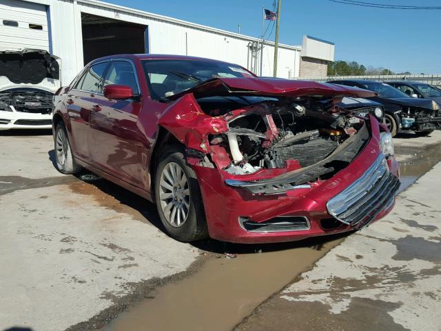 2C3CCAAG7DH577765 - 2013 CHRYSLER 300 RED photo 1