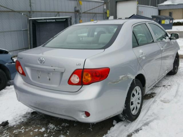 2T1BU4EE4AC317232 - 2010 TOYOTA COROLLA BA SILVER photo 4