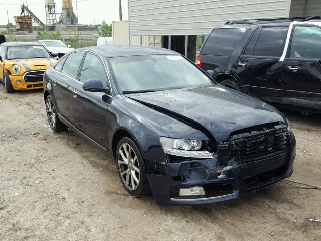 WAUSG74FX9N020698 - 2009 AUDI A6 BLUE photo 1