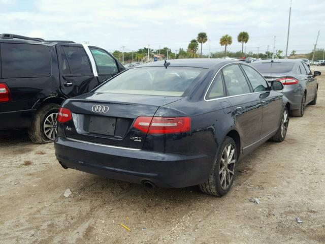 WAUSG74FX9N020698 - 2009 AUDI A6 BLUE photo 4