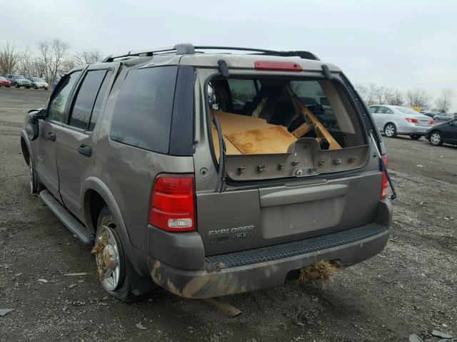 1FMZU72E52UA35332 - 2002 FORD EXPLORER X BROWN photo 3