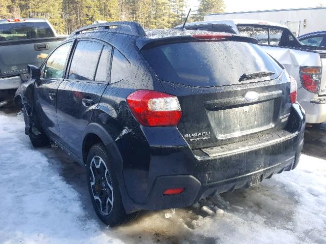 JF2GPABC7H8253130 - 2017 SUBARU CROSSTREK BLACK photo 3