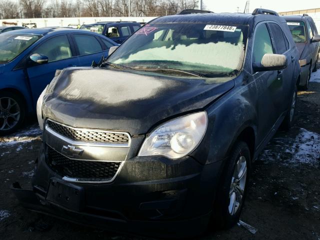 2GNALBEK9E6163866 - 2014 CHEVROLET EQUINOX LT BLACK photo 2