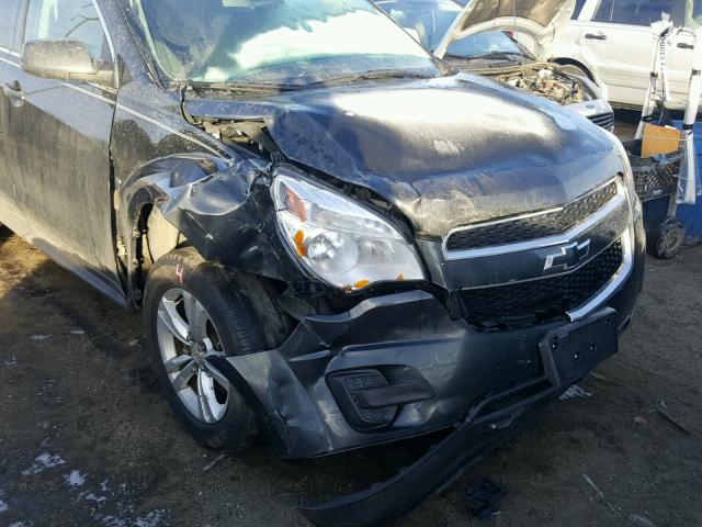 2GNALBEK9E6163866 - 2014 CHEVROLET EQUINOX LT BLACK photo 9