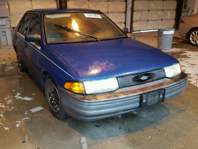 1FAPP14J1MW388321 - 1991 FORD ESCORT LX BLUE photo 1