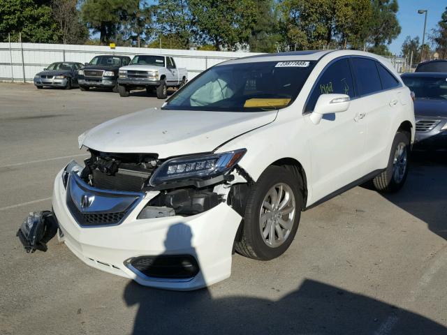 5J8TB3H53HL024314 - 2017 ACURA RDX TECHNO WHITE photo 2