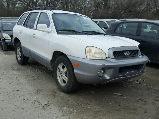 KM8SC73D74U681856 - 2004 HYUNDAI SANTA FE G WHITE photo 1