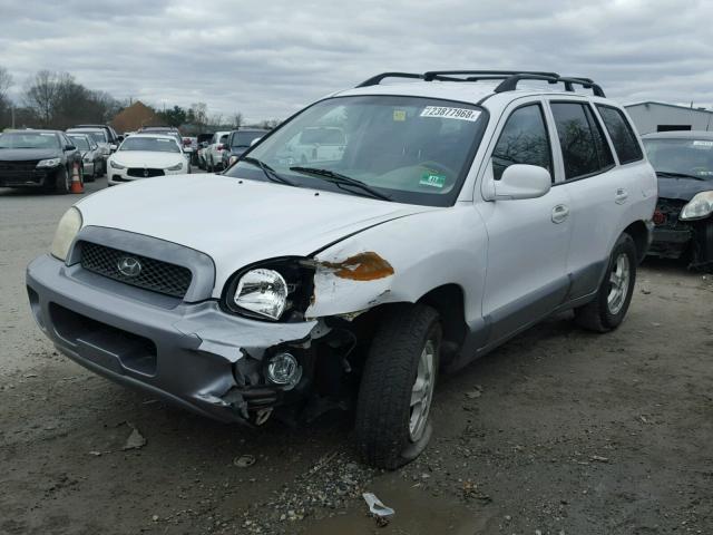 KM8SC73D74U681856 - 2004 HYUNDAI SANTA FE G WHITE photo 2