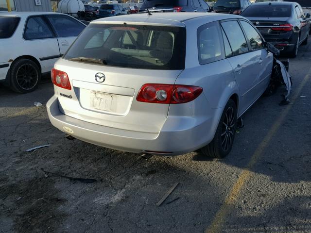 1YVFP82D145N75487 - 2004 MAZDA 6 S SILVER photo 4