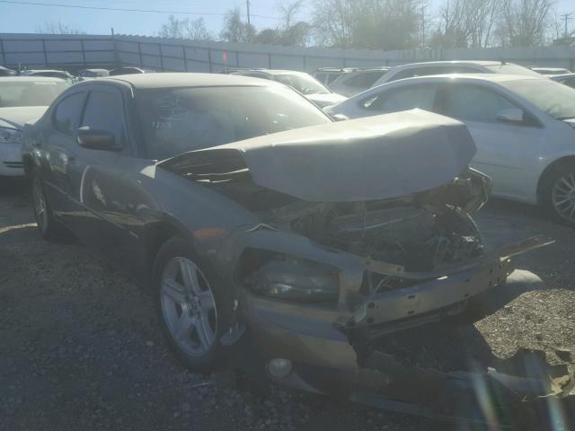 2B3KA53H28H282994 - 2008 DODGE CHARGER R/ GRAY photo 1