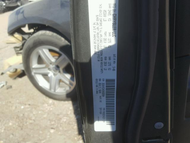 2B3KA53H28H282994 - 2008 DODGE CHARGER R/ GRAY photo 10