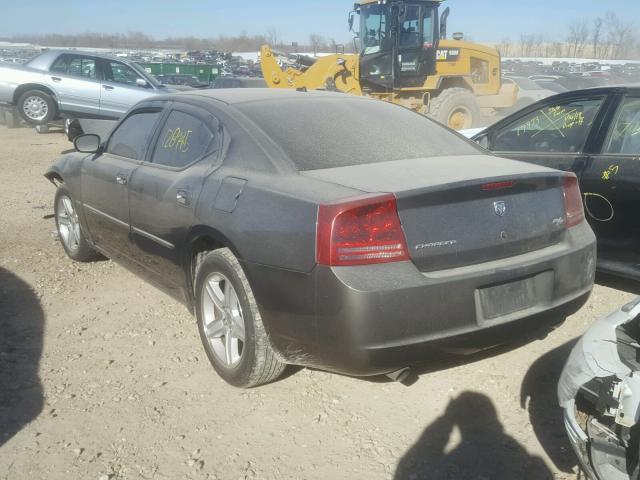 2B3KA53H28H282994 - 2008 DODGE CHARGER R/ GRAY photo 3