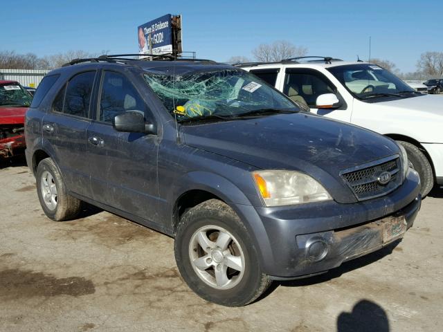 KNDJD733365517800 - 2006 KIA SORENTO EX BLUE photo 1