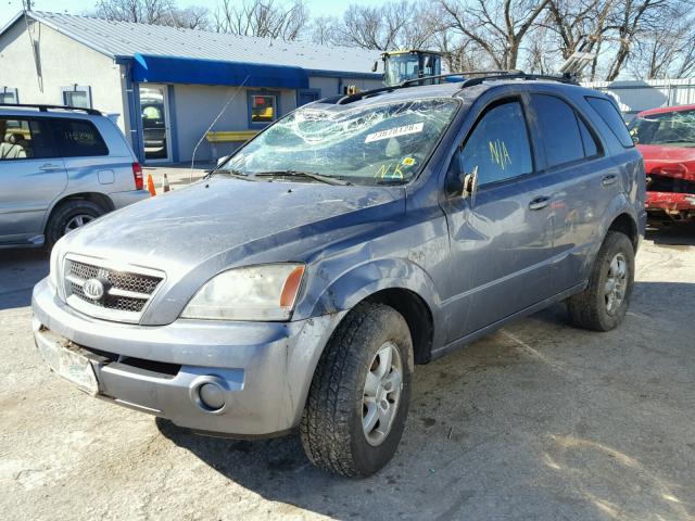 KNDJD733365517800 - 2006 KIA SORENTO EX BLUE photo 2