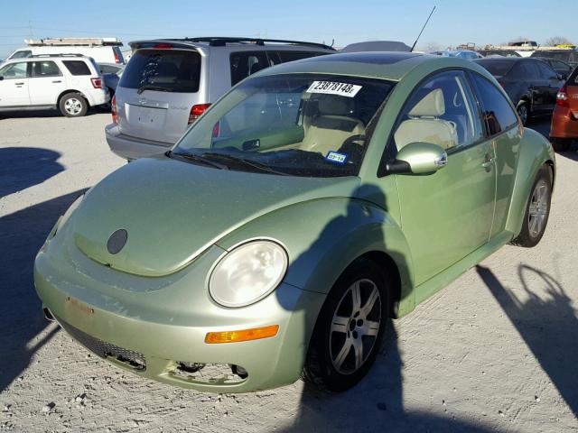 3VWRW31C96M420181 - 2006 VOLKSWAGEN NEW BEETLE GREEN photo 2