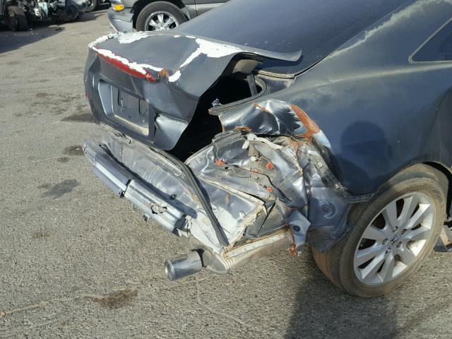 1HGCM82646A009385 - 2006 HONDA ACCORD EX GRAY photo 9