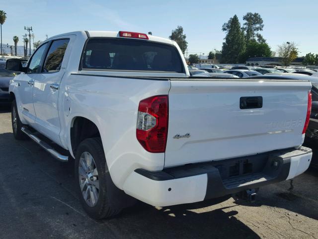 5TFHY5F13FX423938 - 2015 TOYOTA TUNDRA CRE WHITE photo 3