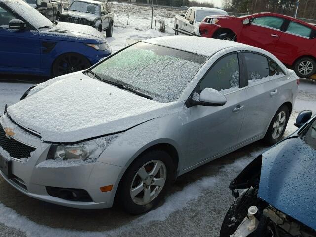 1G1PG5SC1C7161265 - 2012 CHEVROLET CRUZE LT SILVER photo 2