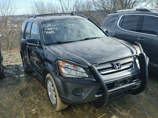 SHSRD78825U312501 - 2005 HONDA CR-V EX BLACK photo 1