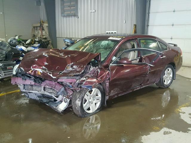 2G1WU58RX79255178 - 2007 CHEVROLET IMPALA LTZ MAROON photo 2