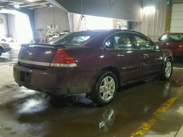 2G1WU58RX79255178 - 2007 CHEVROLET IMPALA LTZ MAROON photo 4