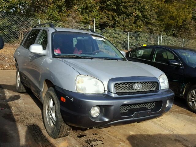 KM8SC83DX1U052948 - 2001 HYUNDAI SANTA FE G SILVER photo 1