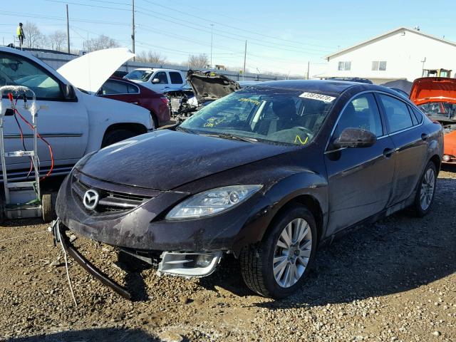 1YVHZ8CH7A5M56701 - 2010 MAZDA 6 I MAROON photo 2